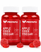 ProTKFU 1000mg Apple Cider Vinegar Gummies, 120 Count | ACV Gummies with Vitamin B12 & B6, Supports Metabolism, Digestive, Immune Health, Vegan, Gelatin-Free
