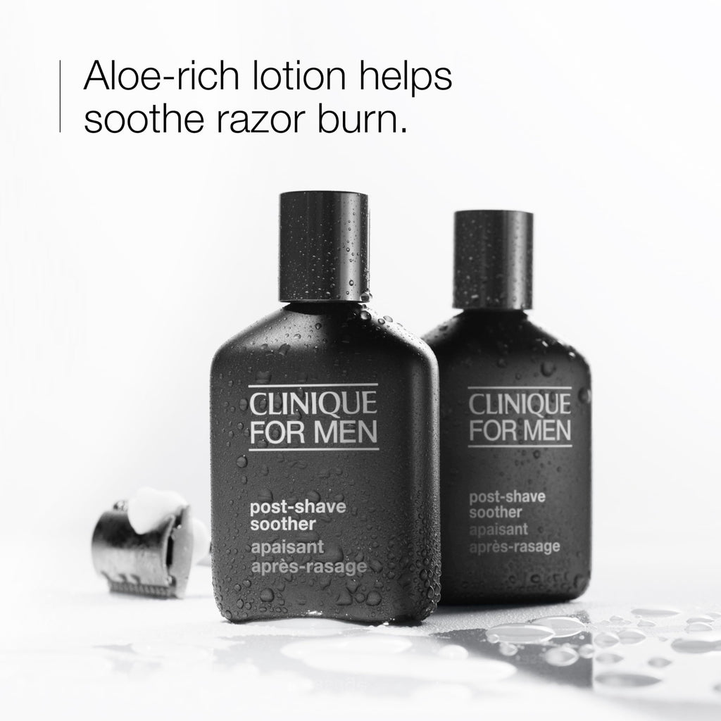 Buy now Clinique For Men Post-Shave Soother Face Lotion With Aloe Vera | Hydrating + Soothes Razor Burn | Aftershave For Men, 2.5 Fl Oz at indiglob india