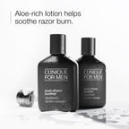 Buy now Clinique For Men Post-Shave Soother Face Lotion With Aloe Vera | Hydrating + Soothes Razor Burn | Aftershave For Men, 2.5 Fl Oz at indiglob india
