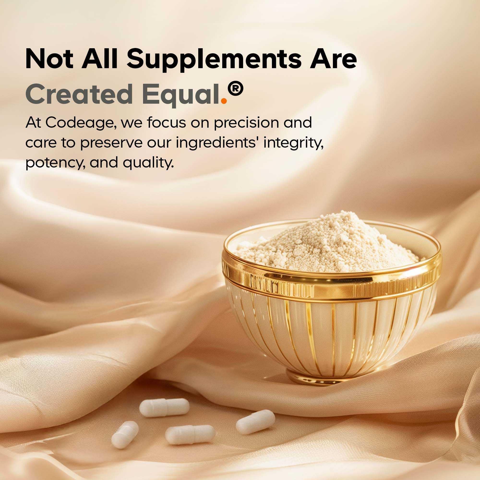 Codeage Multi Collagen Powder, Biotin 10000mcg, Keratin, Unflavored, 11 oz | NSF Certified - Multi collagen peptides, 5 types with biotin 10,000 mcg, keratin and hyaluronic acid, for women and men.