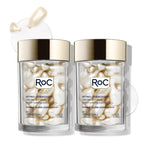 RoC Retinol Correxion Anti-Aging Wrinkle Night Serum Capsules, 80 CT Jumbo | Unscented retinol capsules for face, Anti-Aging Wrinkle, Treatment for Fine Lines, Post Acne Scars, Limited Edition Value Set
