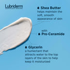 Lubriderm Daily Moisture Body Lotion, Fragrance Free, 24 fl. oz | Hydrating Face, Hand & Body Lotion + Pro-Ceramide for Sensitive Skin, 24-Hour Moisturizer with Shea Butter, Non-Greasy
