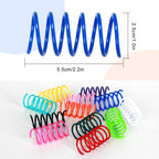 60 PCS 12 Colors Cat Spring Toys, Cat Spiral Springs for Indoor Cats