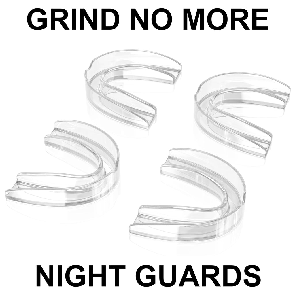 Anti Grinding Guard – Small Size for Women - Comfortable, Custom Fit, Non-Bulky, Moldable – (4) Teeth Grinding Guards & Case – Mouth Guard for Teeth Grinding, Woman Size - Small