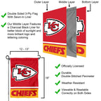 Kansas City Chiefs Double Sided Garden Flag