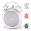 Buy now Google Home Mini Stand Holder, Retro Alarm Clock Stand Mount Base Protective Case Compatible with Google Home Mini and Nest Mini (White) at indiglob india