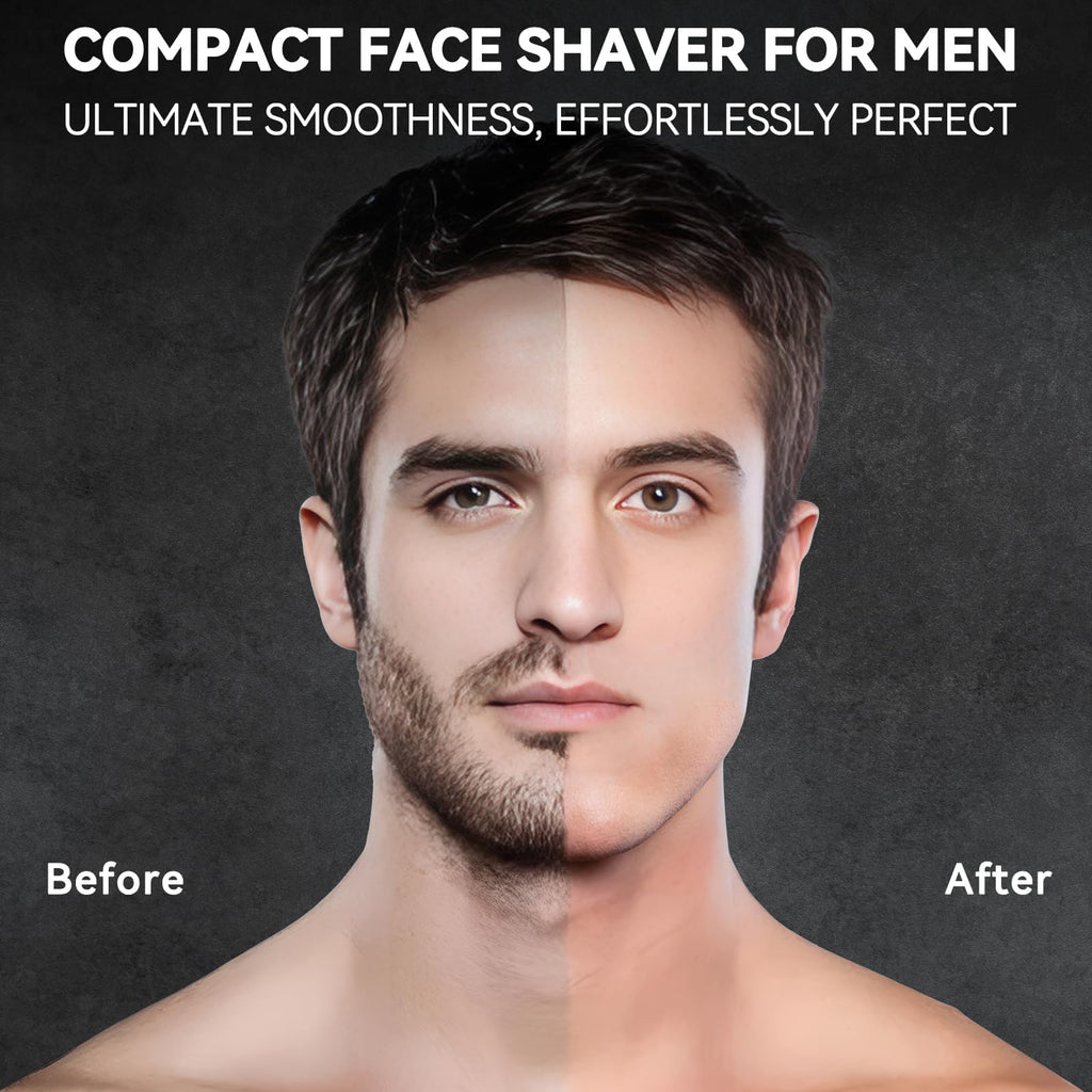 VIKICON Electric Foil Shaver for Men, Compact Portable Mini Razor for Face