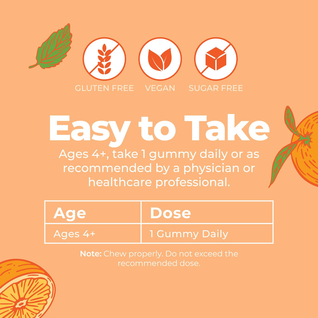 MARYRUTH'S Vegan Omega 3 Gummies for Kids, No Fish Taste, 2 Month Supply | No Fish Taste, 2 Month Supply