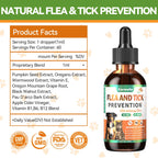 Oral Flea and Tick Prevention for Dogs and Cats with Vitamin 60ml- Bacon