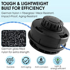 KTHA 1040-03 Weed Eater Head Replacement Compatible with Kobalt 80V KST 1680-06 40V KST 2540-06 KST 1040A-03 24V KST 224A-03 KST 224B-03 Cordless String Trimmer with 0.080" 17 Ft Pre-Cut Line