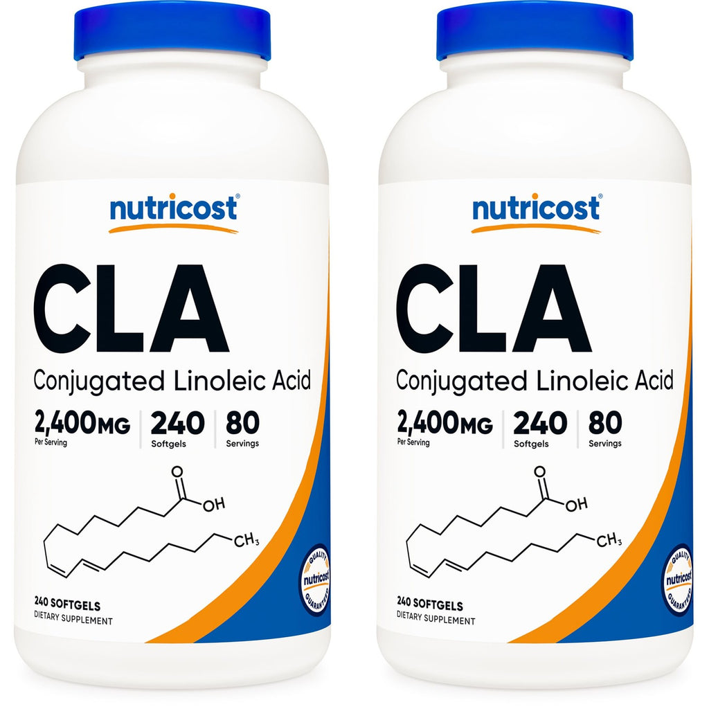 Nutricost CLA (Conjugated Linoleic Acid) 800mg, 240 Softgels
