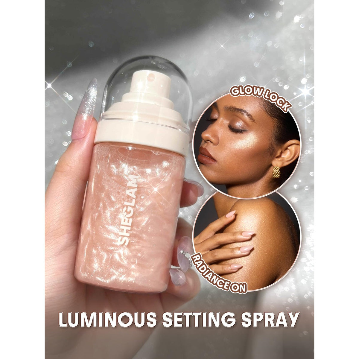 SHEGLAM Light Me Up Luminous Waterproof Makeup Long Lasting Setting Spray