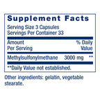 Life Extension MSM, Methylsulfonylmethane, 1000 mg, 100 Capsules