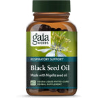 Buy now Gaia Herbs Black Seed Oil - Cold-Pressed Capsules for Lung, Respiratory, and Antioxidant Support - with Organic Nigella Seed Oil - Herbal Supplement - 60 Vegan Liquid Phyto-Capsules (30-Day Supply) Default at indiglob india