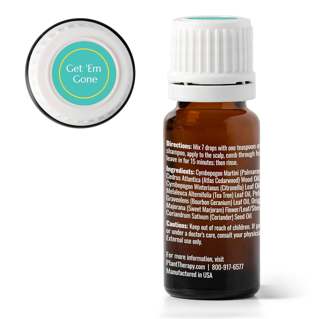 Buy now Plant Therapy KidSafe Get 'Em Gone Synergy Essential Oil 10 ml (1/3 oz) 100% Pure, Undiluted, Therapeutic Grade at indiglob india