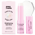 grace & stella Under Eye Brightener Balm Stick - Travel Size Toiletries | Retinol & Caffeine Eye Cream for Dark Circles, Puffiness, Wrinkles - Restore and Hydrate - Vegan Skincare (0.13oz / 3.5g)
