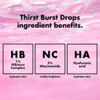 e.l.f. SKIN Holy Hydration! Thirst Burst Drops, Serum For A Radiant Complexion Instantly & Over Time, Made With Hyaluronic Acid, Vegan & Cruelty-Free
