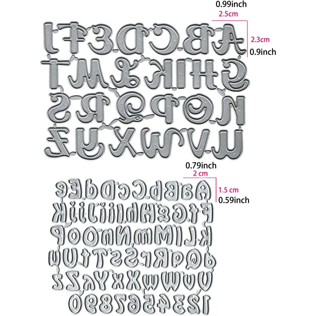 Buy now 78 Pieces Alphabet Letters and 10 Pieces Numbers Cutting Dies Metal die cuts Carbon Steel Embossing Script Die Stencils Letter Cutting die cuts for Card Making Scrapbook Card Making Supplies 4 Styles at indiglob india