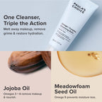 Buy now Paula's Choice Omega Complex Face Cleansing Balm, Double Cleanse Face Wash & Gentle Daily Makeup Remover, Suitable for Dry & Sensitive Skin, Mineral Oil-Free, & Fragrance-Free, 3.5 Fl Oz at indiglob india