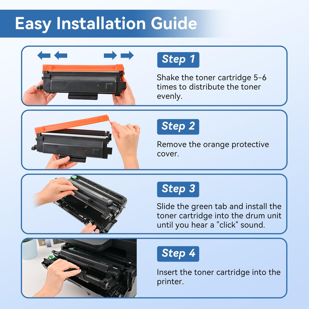 TN830XL TN830 XL/V/R Toner Compatible for Brother Printer L2640DW L2460DW
