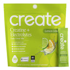 Create Creatine + Electrolytes – Energy & Strength – Variety Pack | NSF Certified for Sport – Daily Hydration Mix, 30 Sugar-Free Stick Packs with 1000mg Taurine, Supports Recovery & Endurance