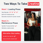 SteelFit Creapure Pure Creatine Monohydrate Powder, Watermelon, 30 Servings | Flavored Creatine Gym Workout Supplements for Lean Muscle Gain, Brain Health, & Strength Building - For Men & Women