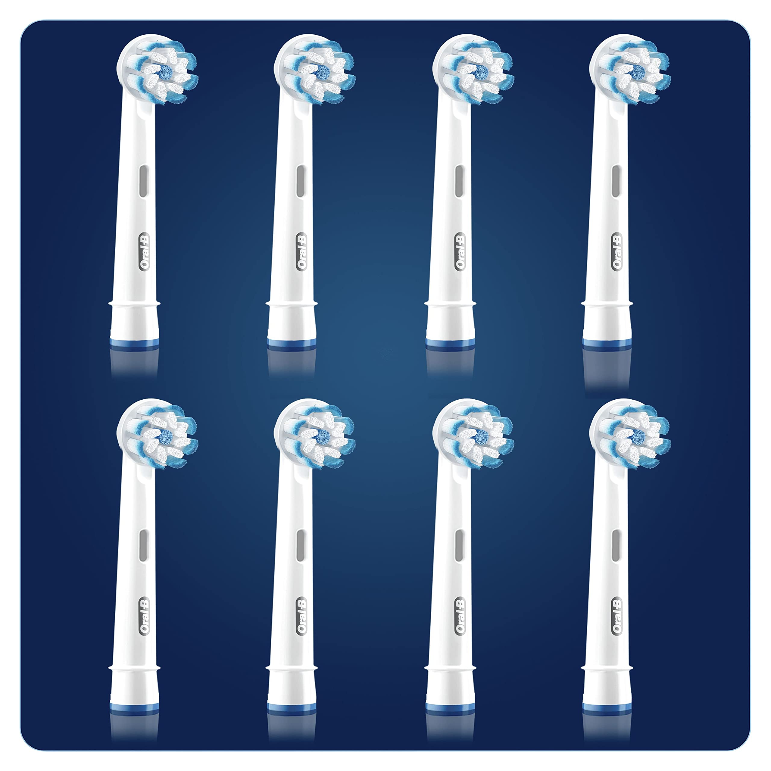 Buy now Braun Oral-B 4210201320180 Sensitive Clean Toothbrush Heads for Our Gentle Cleaning, in Letterbox Packaging Pack of 8 at indiglob india