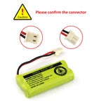 Buy now BT183342/BT283342 2.4V 800mAh Ni-MH Battery Pack, Compatible with AT&T VTech Cordless Phone Batteries BT166342/BT266342 BT162342/BT262342 CS6709 CS6609 CS6509 CS6409 EL52100 EL50003 (Pack 2) at indiglob india