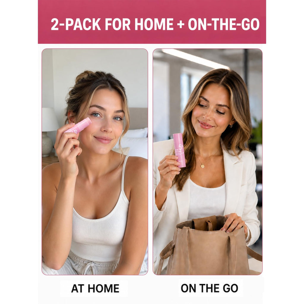 2-Pack PDRN Pink Collagen Volume Multi Balm, Volufiline Stick