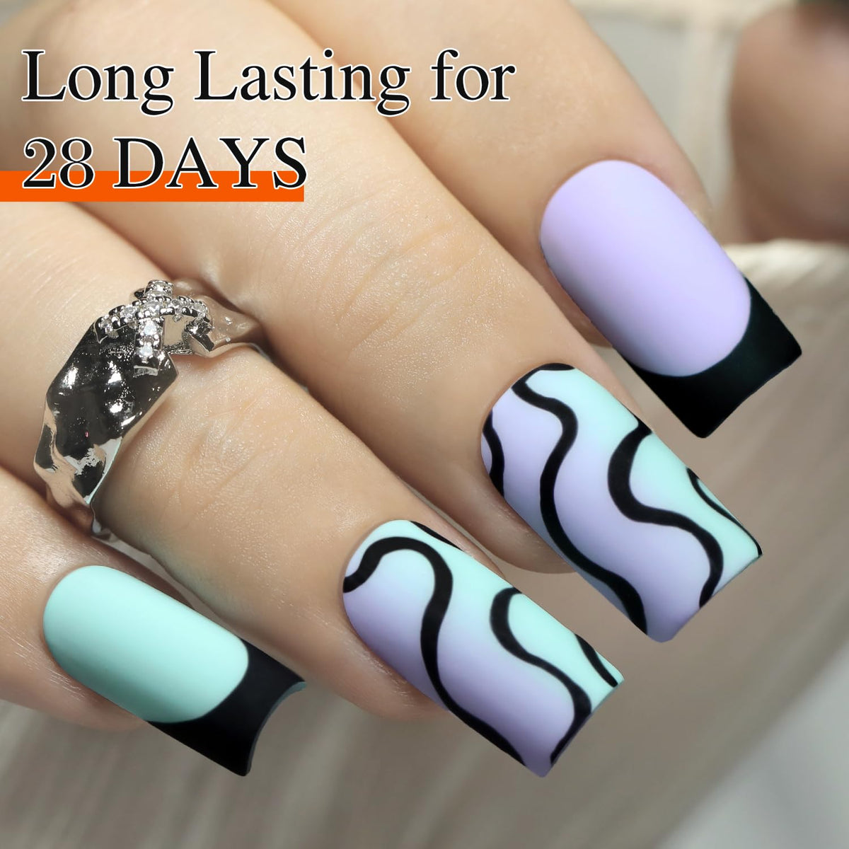 Explore the Double Rhythm 15 Ml Metallic Gel Liner N for stunning nail art. Available in India, order online for vibrant looks lasting 28 days!