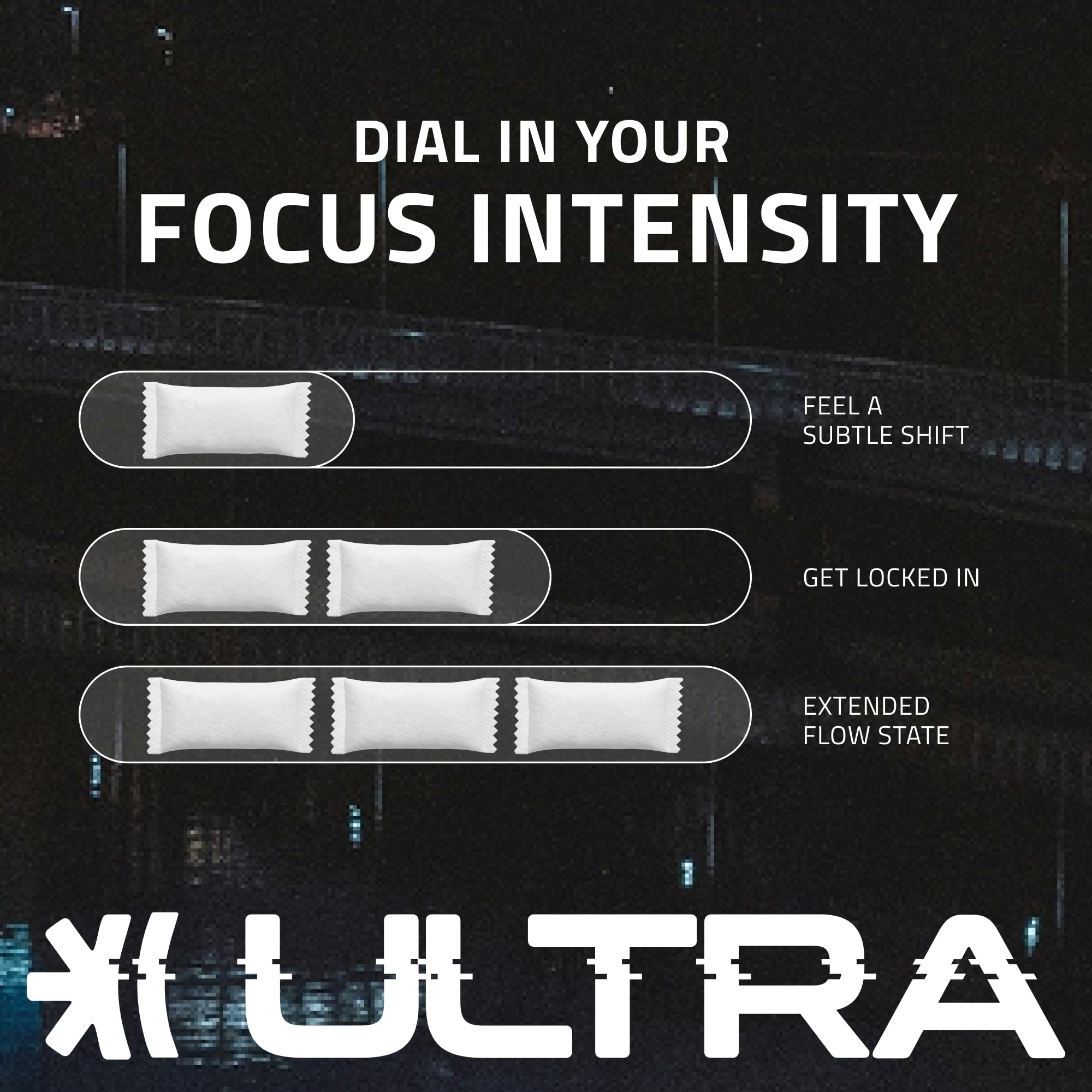 Ultra Focus Pouches (Variety Pack, 3 Cans) Nicotine and Caffeine Free | Nootropic, Enfinity Paraxanthine, Vitamin B6 + B12, L-Theanine, Alpha-GPC, Ginseng, Plant-Based Energy Pouches