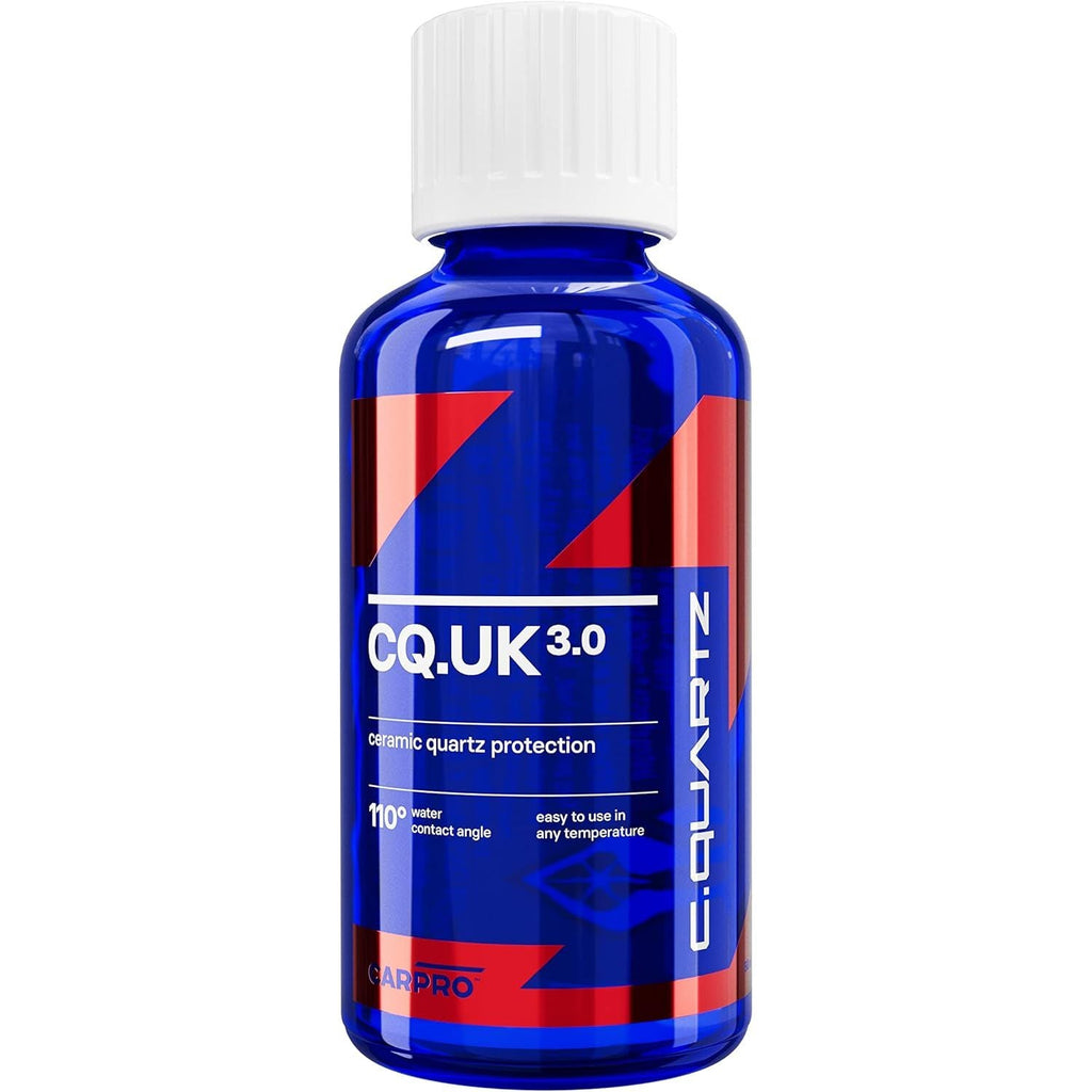 Buy now CARPRO CQUARTZ UK 3.0 - Ceramic Coating for Cars, Quartz Based Nanotechnology, Bonds to Paint, Glass, Metal and Plastic - (30ml Kit) at indiglob india