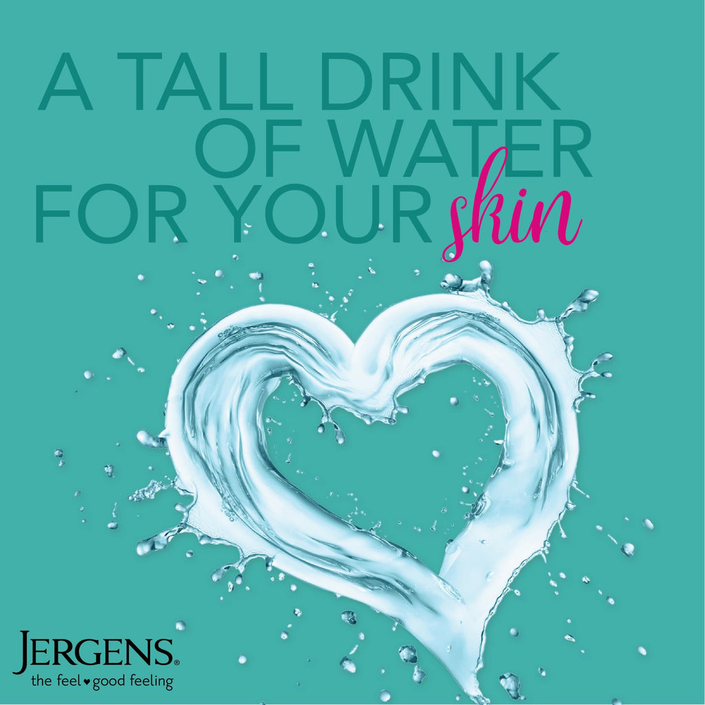 Jergens Daily Moisture Body Lotion For Dry Skin, 21 fl oz | Silk Proteins, Citrus Extracts, Instantly Relieves Roughness, Smooths Texture, Long-Lasting Moisture