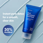 TOSOWOONG Real Blackhead Mud Mask for Pore Care, Oil Control, Cooling
