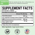 99% Pure NMN Resveratrol 1150mg per Serving, 3-in-1 NMN Supplement, 120 Cap | NMN Resveratrol 1150mg, NMN 500mg + Trans-Resveratrol 600mg, for NAD+, Cell, Energy, Immune, Skin, Anti-Aging & Longevity