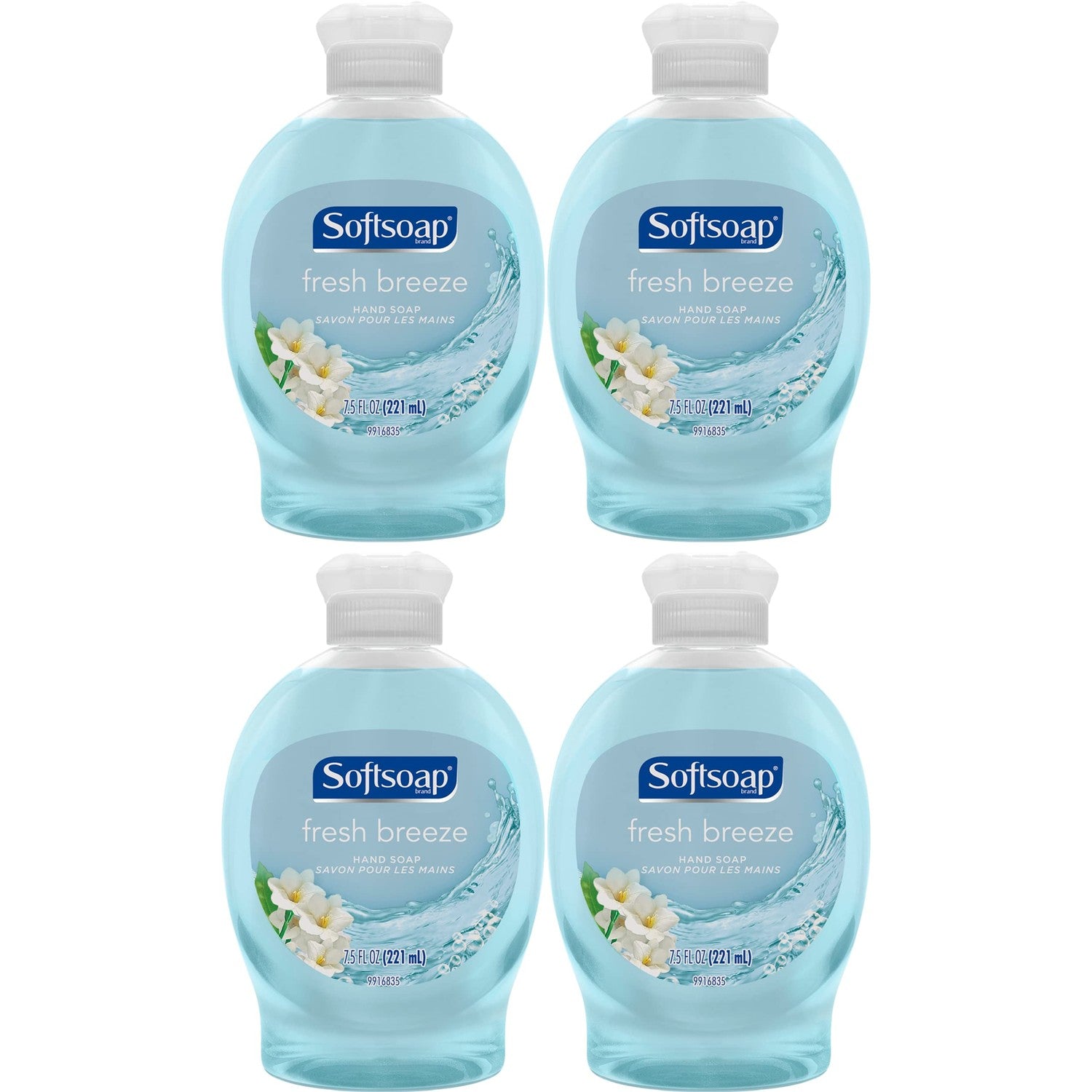 Softsoap Liquid Hand Soap, Fresh Breeze - 7.5 Fl Oz (Pack of 6) | Paraben-Free, Phthalate-Free, Washes Away Germs, Bathroom Hand Soap, Kitchen Hand Soap, Daily Handwashing, Gentle on Hands