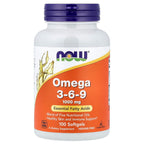 Buy now Now Foods Omega 3-6-9, 1,000 mg, 100 Softgel Flax 1 Count (Pack of 1) at indiglob india