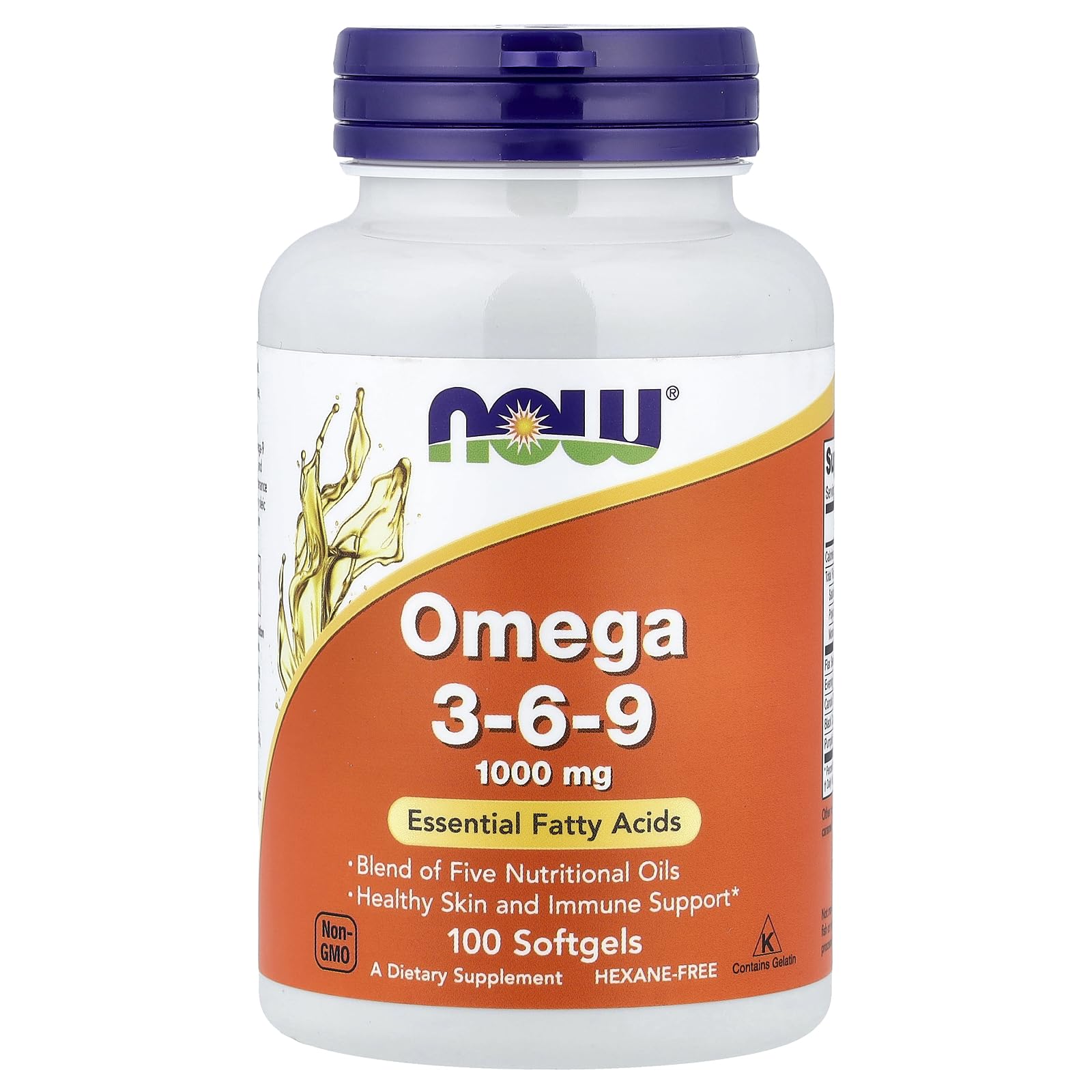 Buy now Now Foods Omega 3-6-9, 1,000 mg, 100 Softgel Flax 1 Count (Pack of 1) at indiglob india