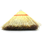 12 Inch Corn Handmade Broom Mini Whisk Made of Natural Corn Broom Straw with a Solid Metal Hang Design for Outdoor Car Porch Debris Dust Dirt Driveways Sidewalks Halloween