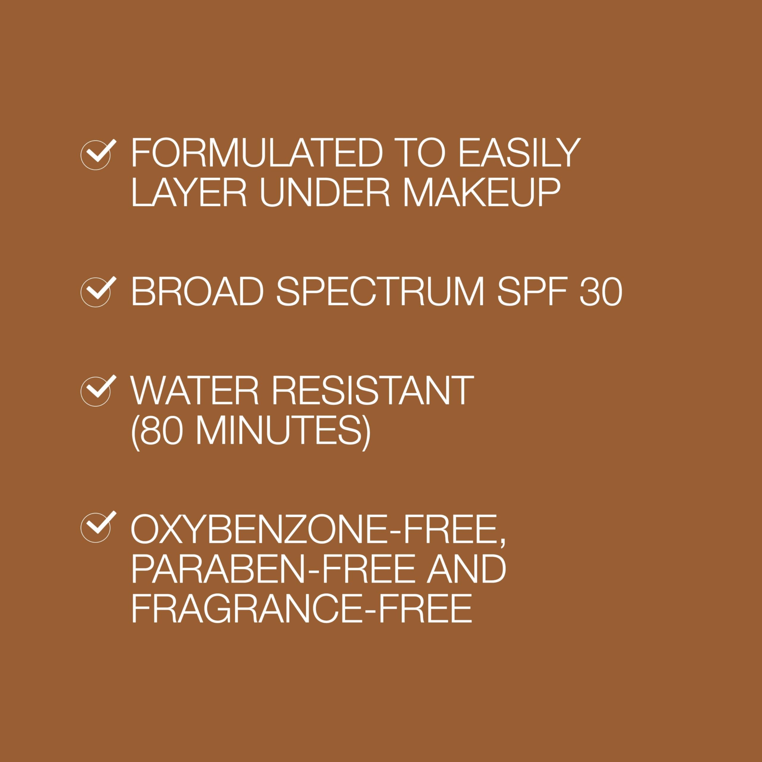 Buy now Neutrogena Purescreen+ Tinted Sunscreen for Face with SPF 30, Broad Spectrum Mineral Sunscreen with Zinc Oxide and Vitamin E, Water Resistant, Fragrance Free, Medium Deep, 1.1 fl oz at indiglob india