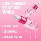 Maybelline Grippy Serum Primer, Hydrating Makeup Primer with 2% Niacinamide For Up To 24HR Make Up Wear, Clear, 1 Count
