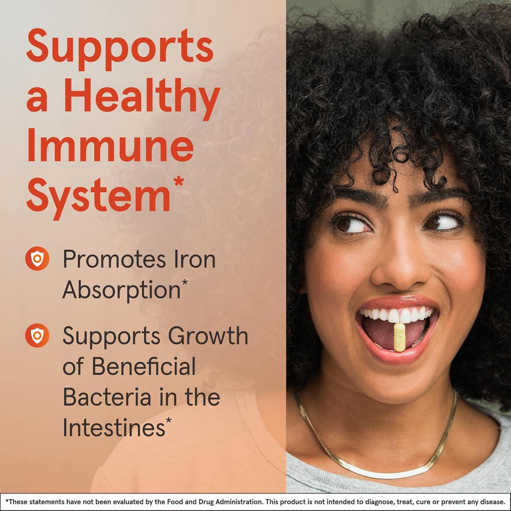 Jarrow Formulas Lactoferrin Supplements 250 mg - Immune-Supporting Glycoprotein for Healthy Immune System Support & Iron Absorption - Freeze Dried, Gluten Free, Non-GMO - 60 Capsules (Pack of 2)