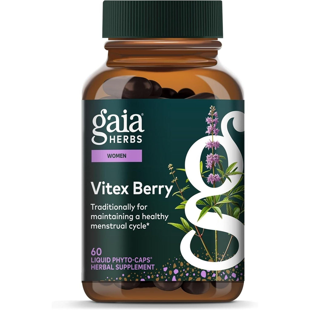 Buy now Gaia Herbs Vitex Berry - Supports Hormone Balance & Fertility in Women - 60 Vegan Liquid Phyto-Capsules (30-Day Supply) 60 Count (Pack of 1) at indiglob india