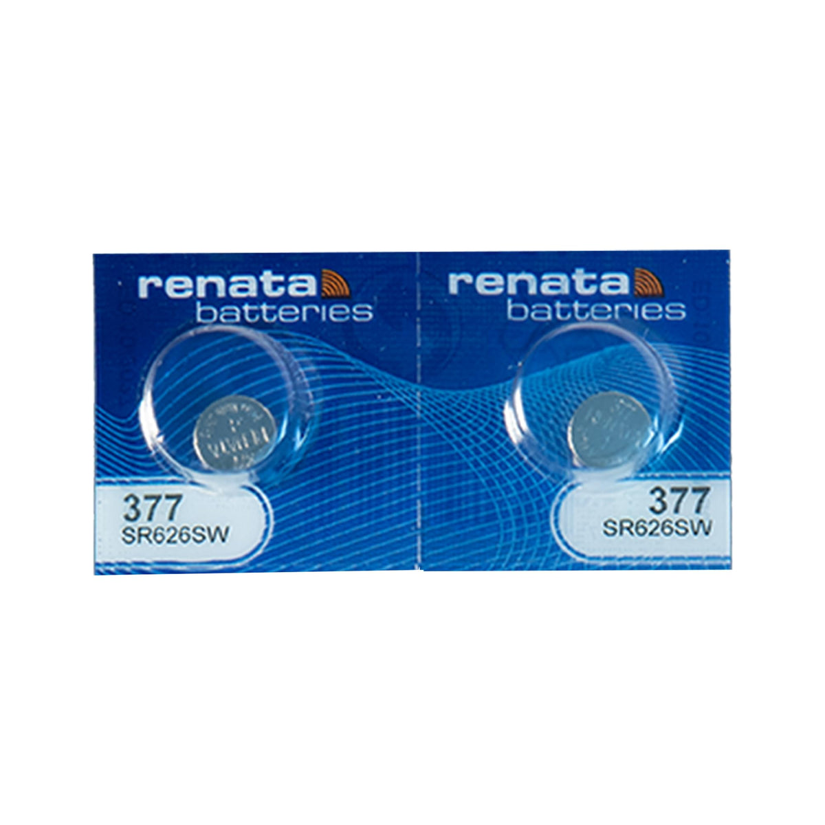 Renata 377 SR626SW Batteries - 1.55V Silver Oxide 377 Watch Battery (2 Count)