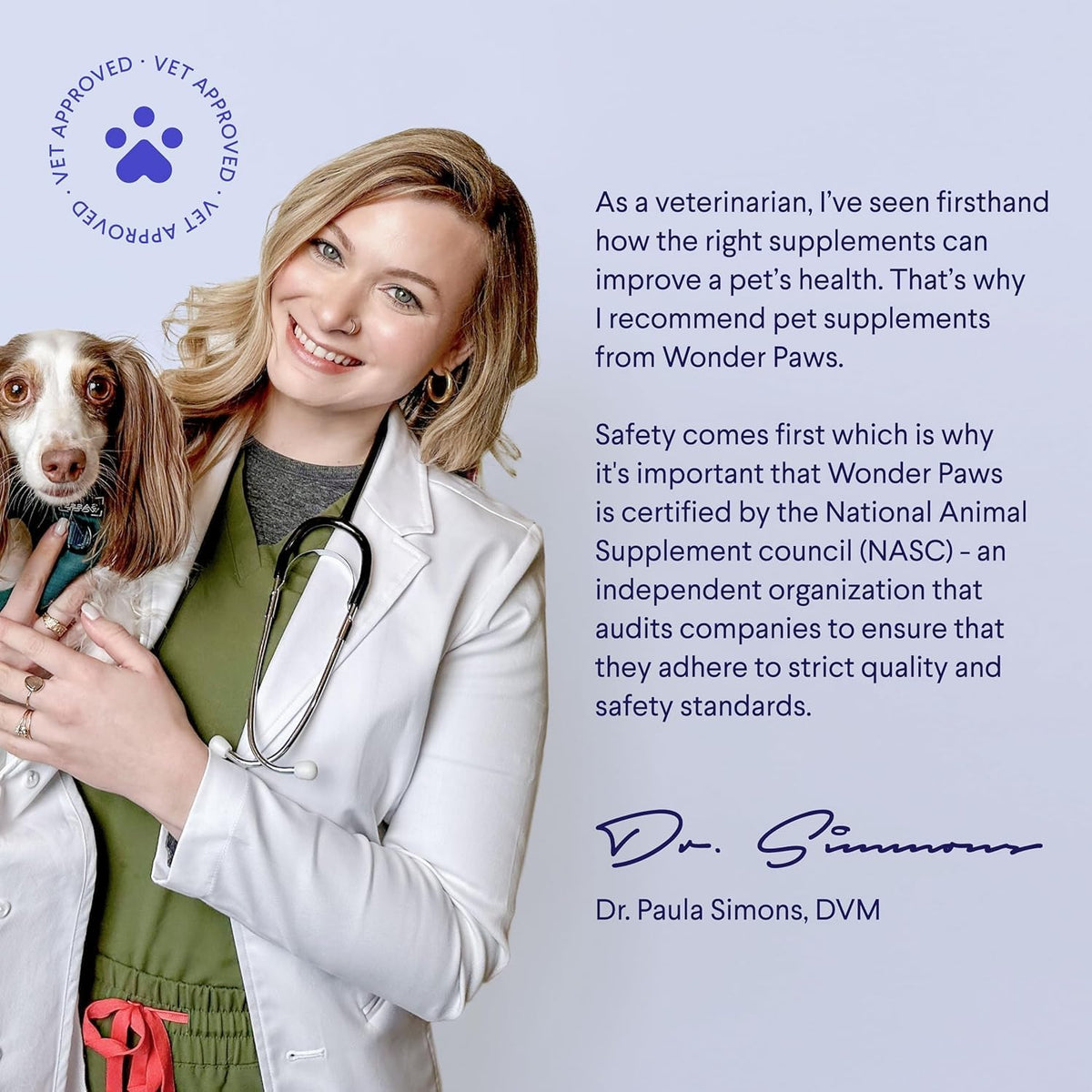 WONDER PAWS Premium Collagen for Dogs – Liquid Support for Skin, Coat, HIPS & Joints – with Hyaluronic Acid & Types I, II & III Collagen – Daily Wellness Formula, Made in USA