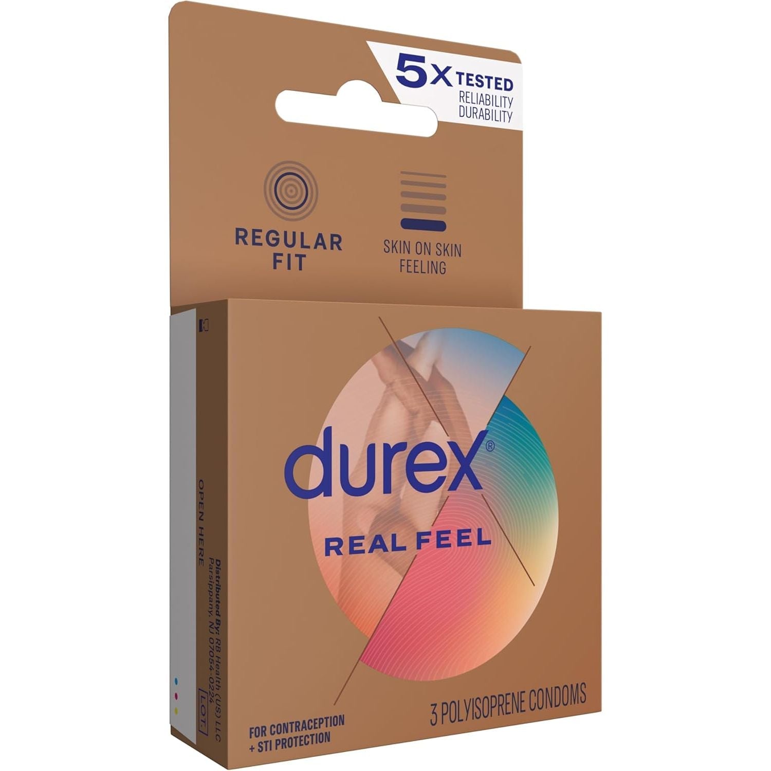 Buy now Durex Condom Real Feel Non Latex Condoms, 3 Count at indiglob india