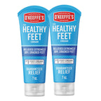 O'Keeffe's for Healthy Feet Foot Cream, 3 oz Tube, 2-Pack, Non-Greasy | for Extremely Cracked, Dry Feet, Hypoallergenic, Unscented, Instantly Boosts and Retains Moisture Levels