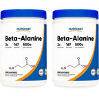 Nutricost Beta Alanine Powder 300 Grams (10.7oz) - 3 Grams Per Serving