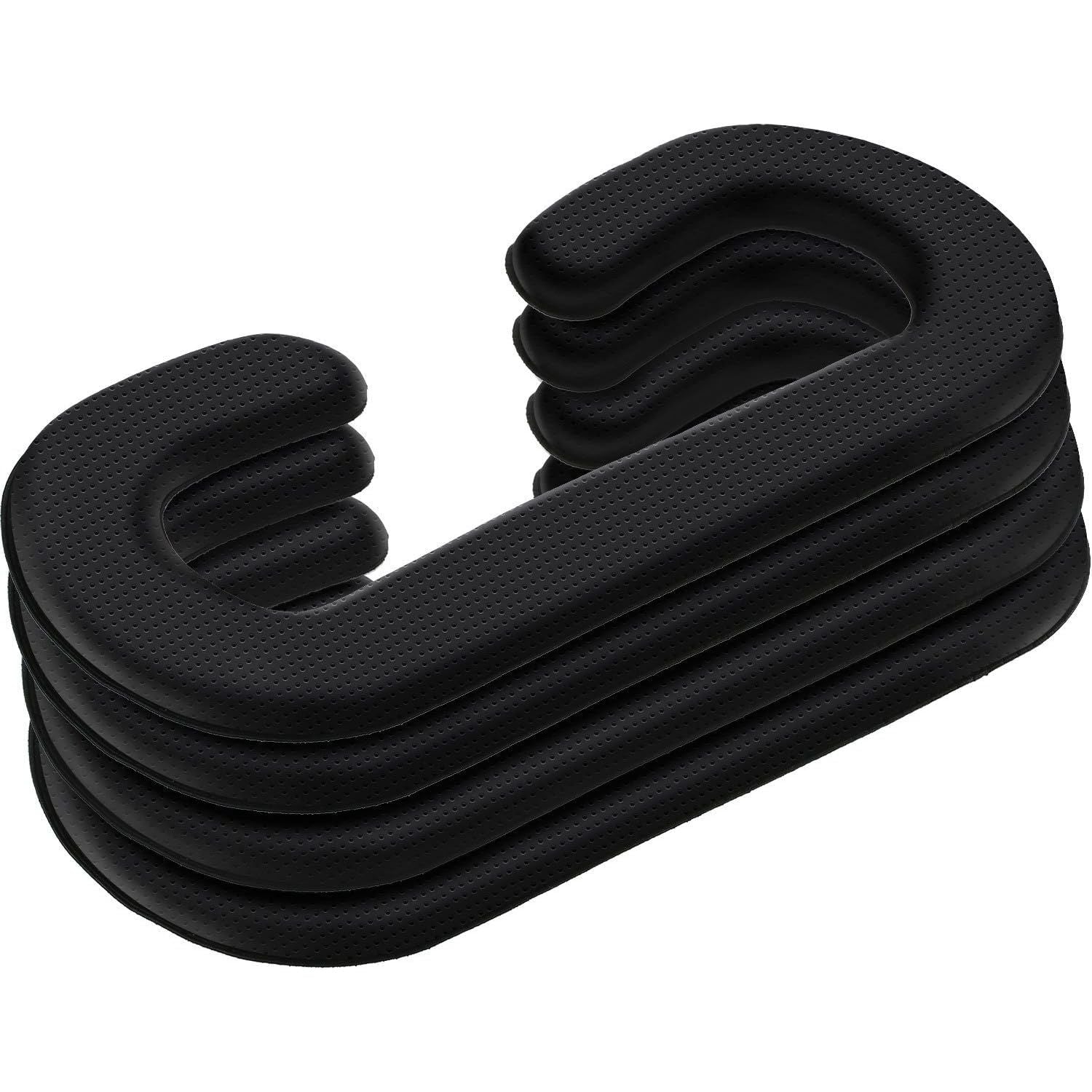Buy now SATINIOR 4 Pack 11 mm PU Leather Foam Face Replacement Face Cushion Sponge Mat Breathable Cover Pad Memory Foam Compatible with Headset, Accessories, Black at indiglob india