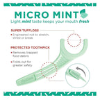 Buy now Plackers Micro 12 Count Flosser with Travel Case, Mint, 4-Pack at indiglob india